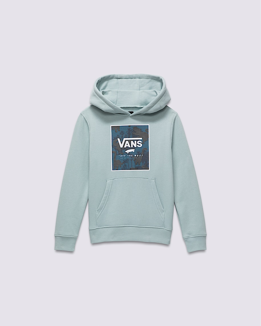 Little Kids Dino Pullover Hoodie in Mist Blue | Vans Little Kids Dino Pullover Hoodie in Mist Blue | Vans
