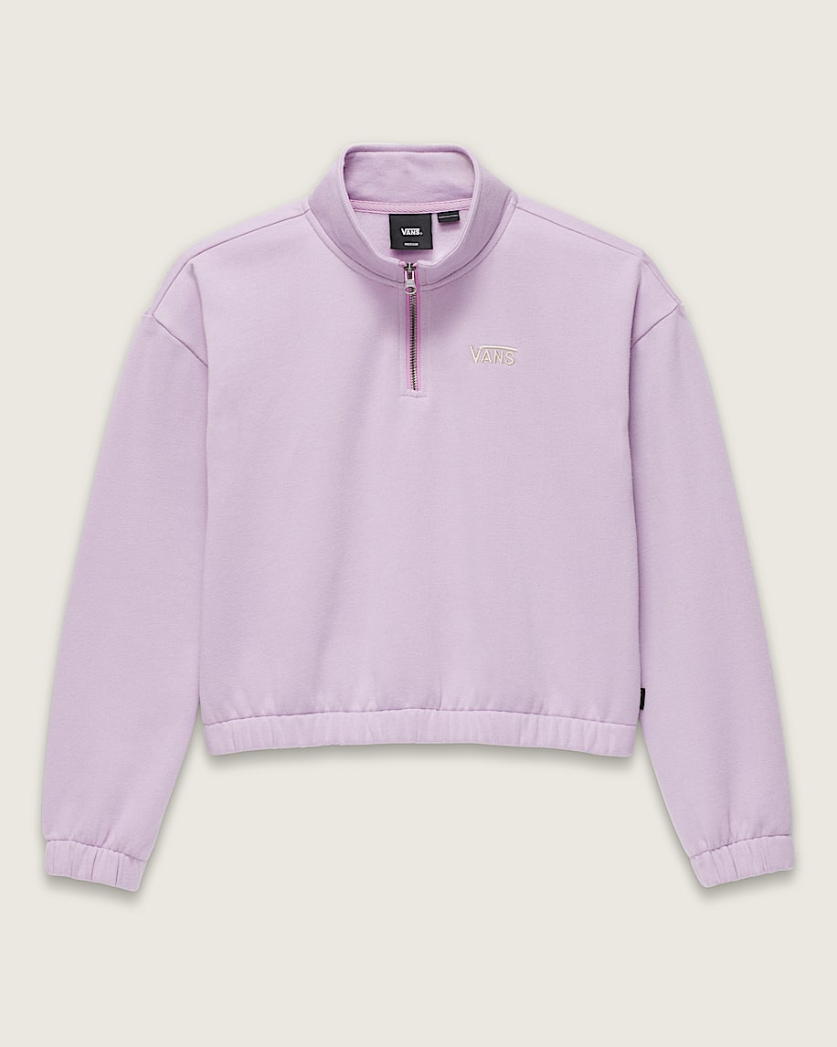 Kids Half Zip Mock Pullover - 1