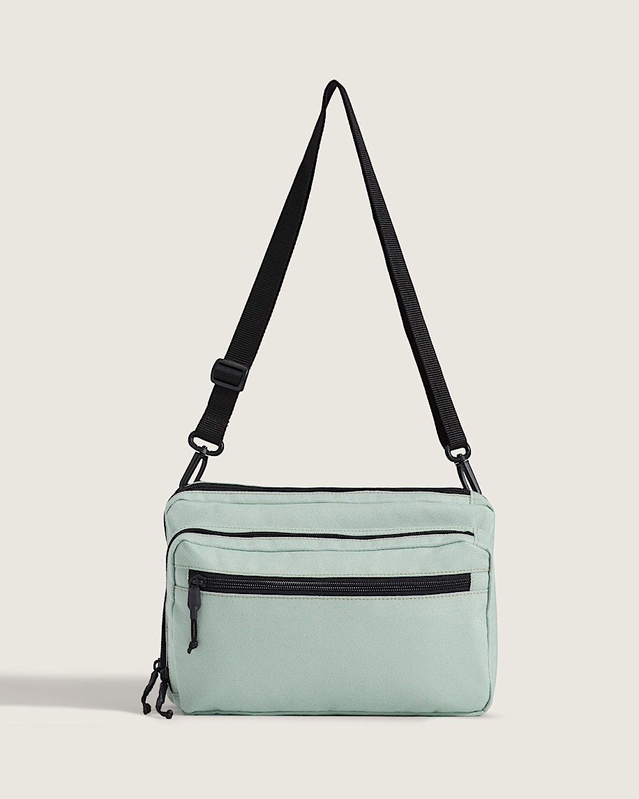 Bail Convertible Crossbody Bag in Grey Mint Green | Vans