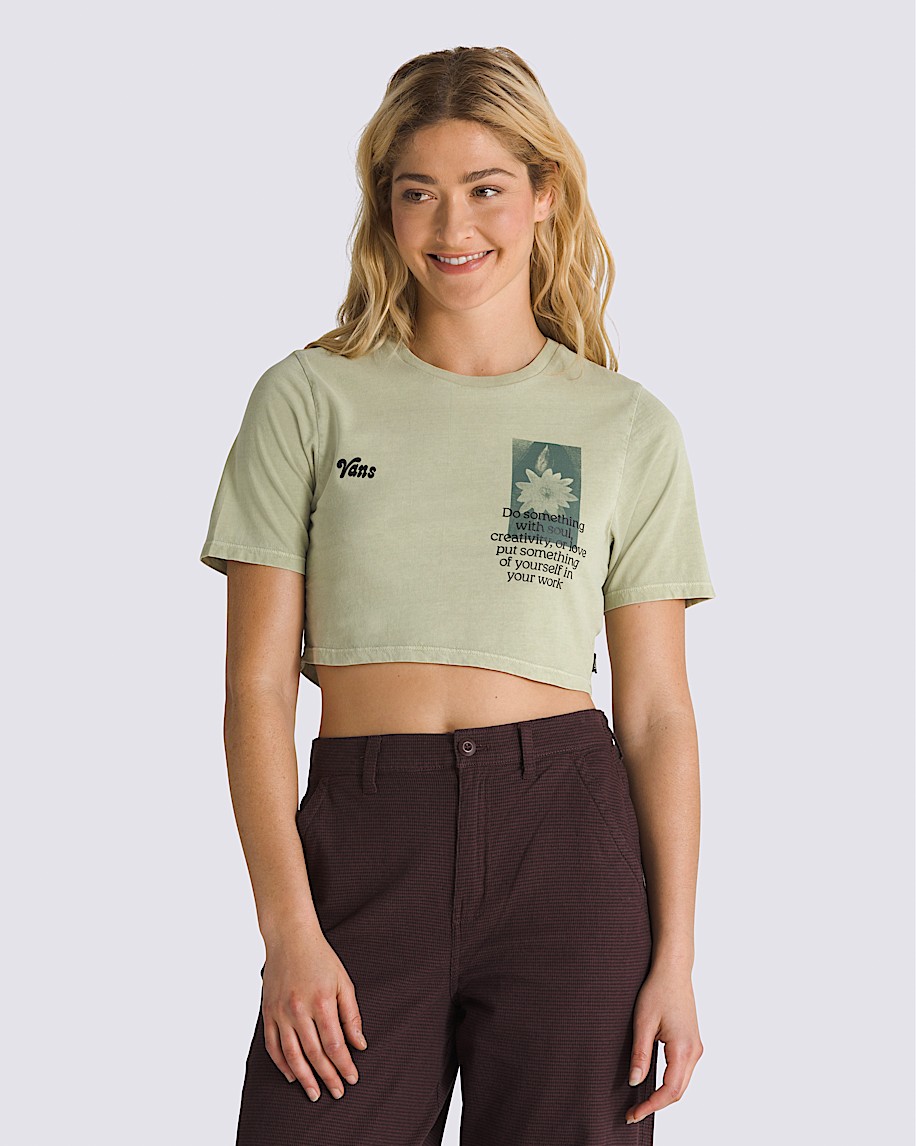 Night Bloom Crew Crop T-Shirt - 2