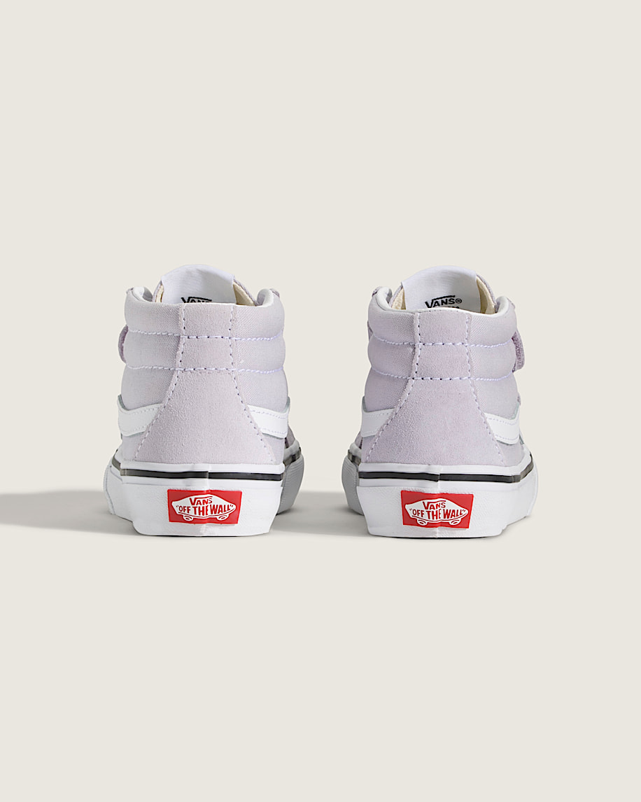 Toddler Sk8-Mid Reissue V Satin Shoe in Purple | Vans