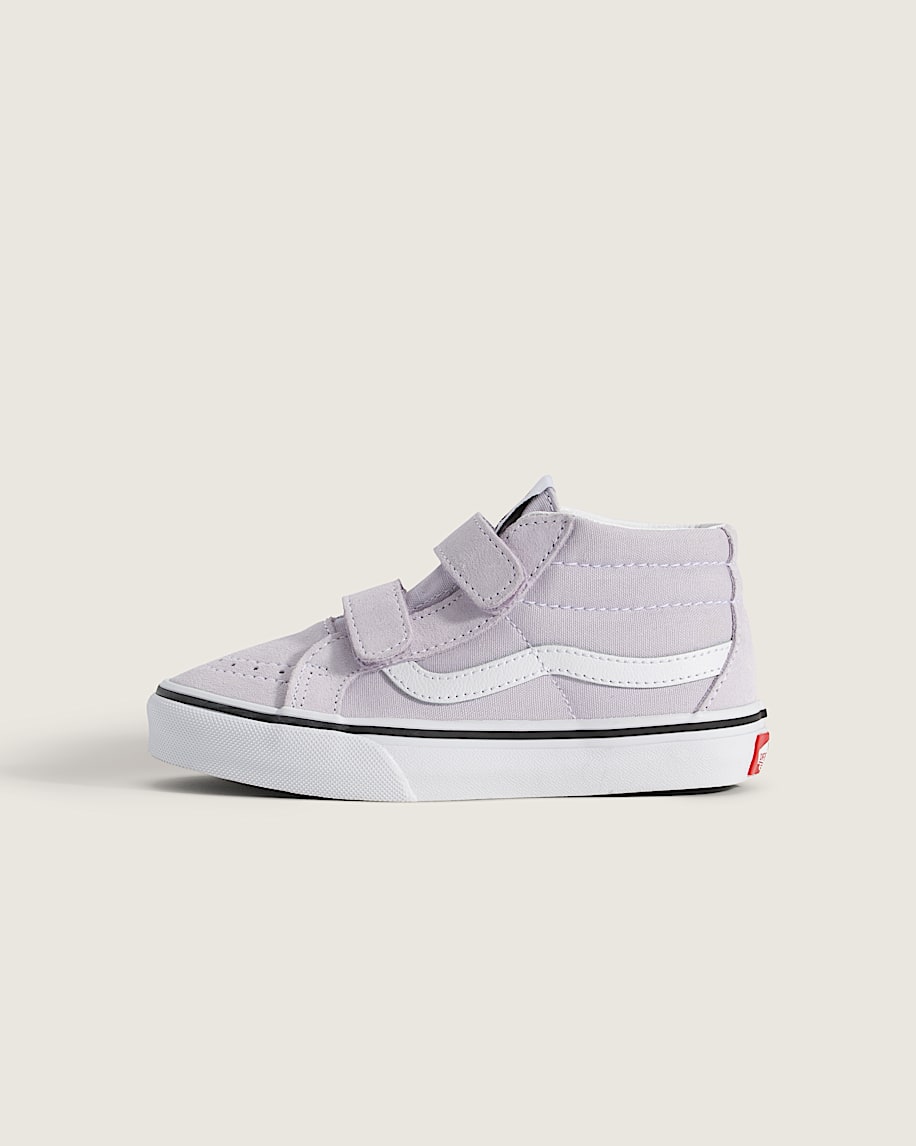 Toddler Sk8-Mid Reissue V Satin Shoe in Purple | Vans