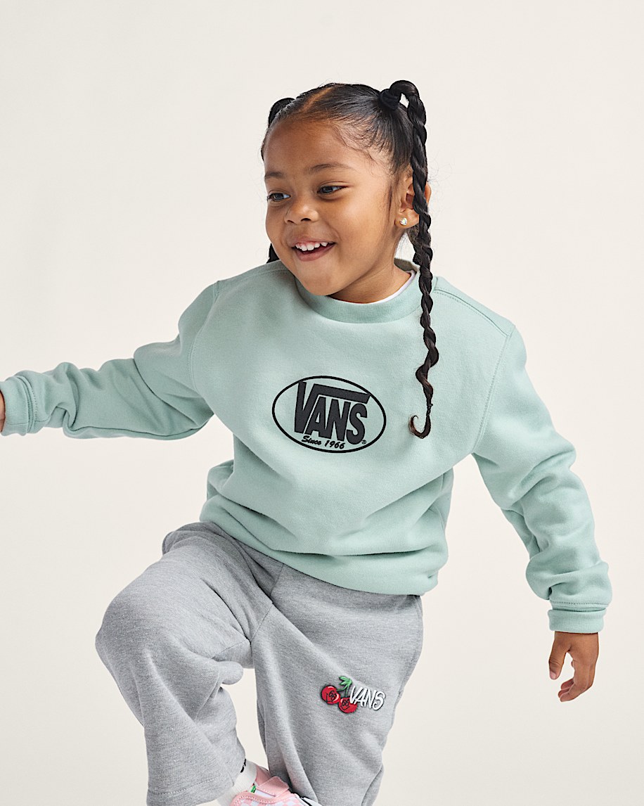 Little Kids Classic Oval Crew Sweatshirt - 2