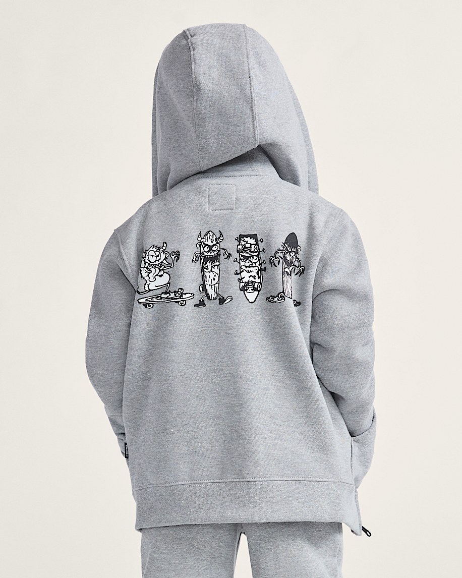 Little Kids Sk8 Posse Zip Hoodie - 4