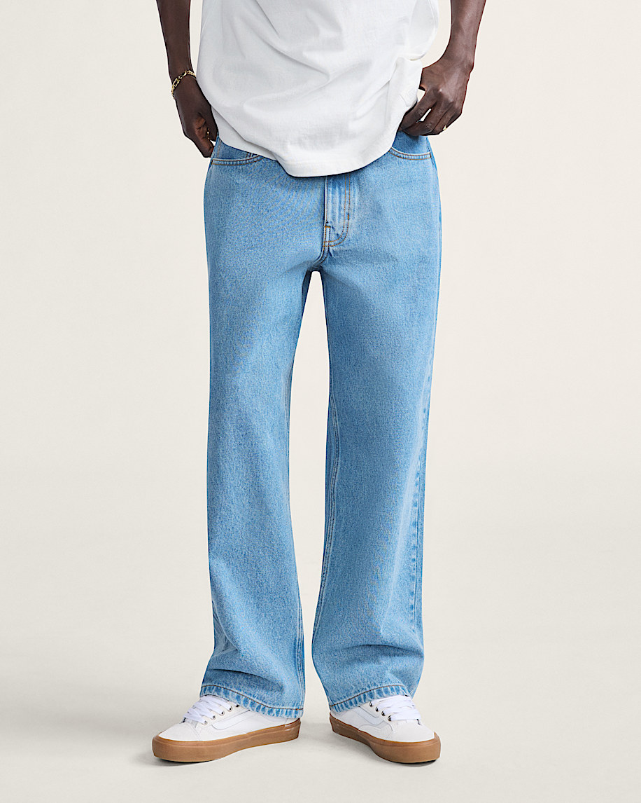 Check-5 Baggy Denim Pants - 1