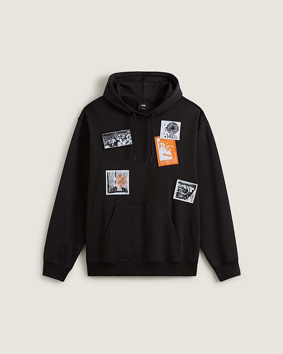 Punk Patch Pullover Hoodie - 1