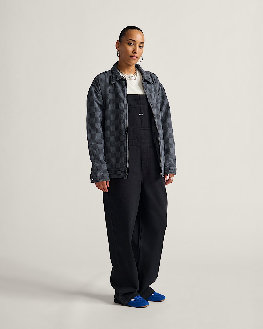 Pitstop Checkered Station Denim Jacket - 4