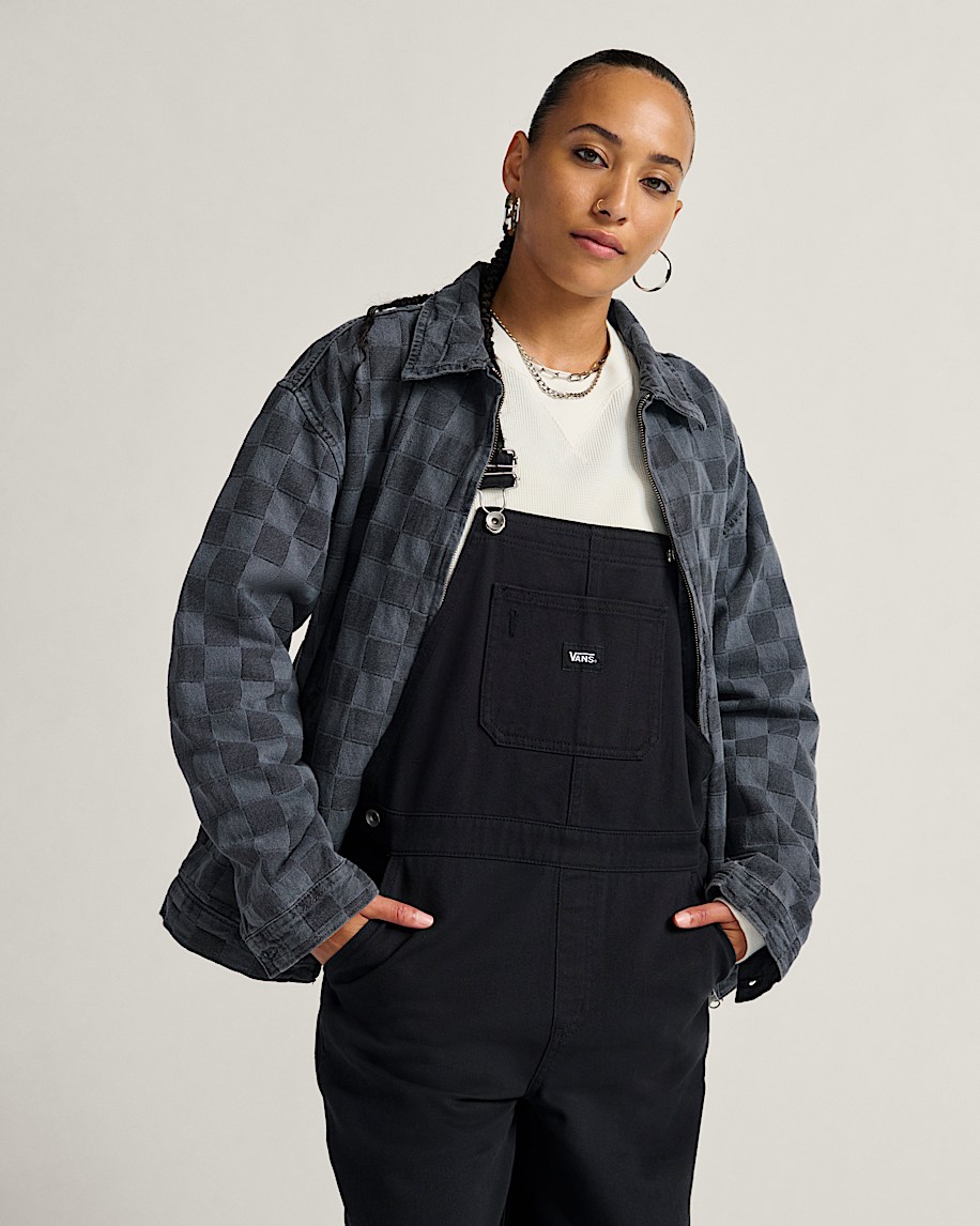 Pitstop Checkered Station Denim Jacket - 2