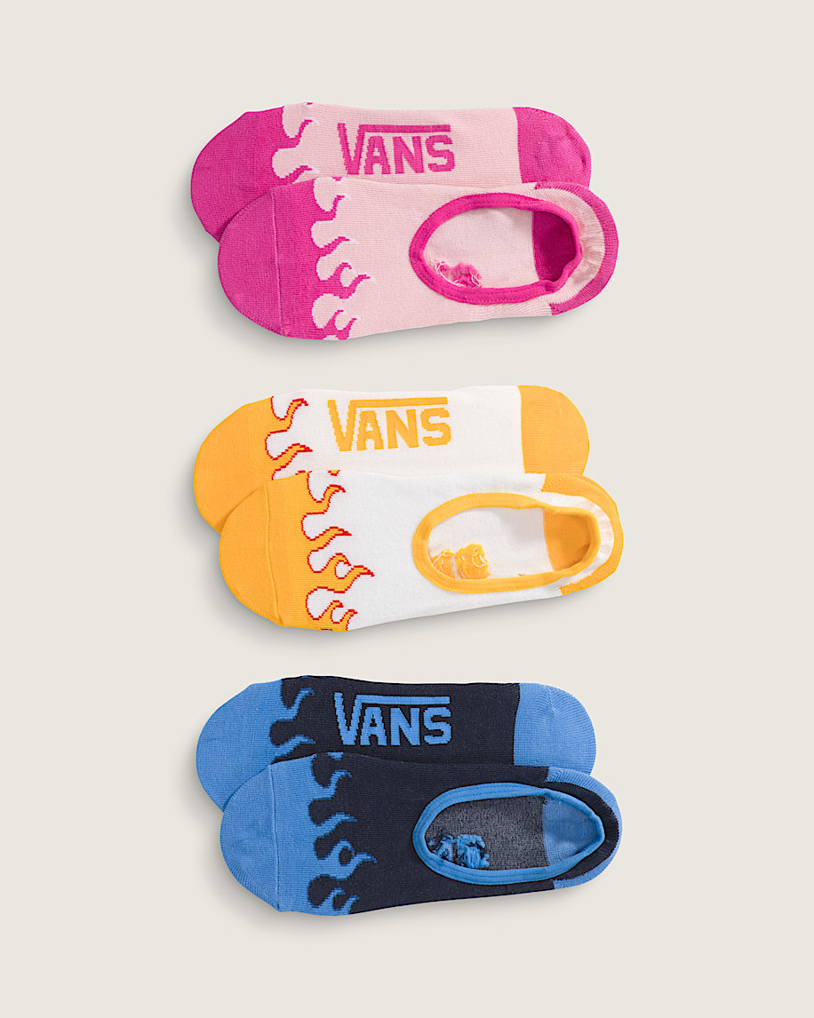 Printed Canoodle Socks 3-Pack in Tranquil Blue | Vans
