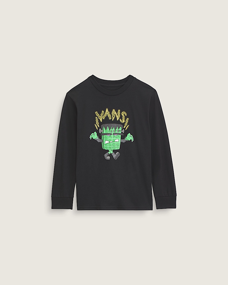 Little Kids Frankenwaffle Halloween Long Sleeve T-Shirt - 1