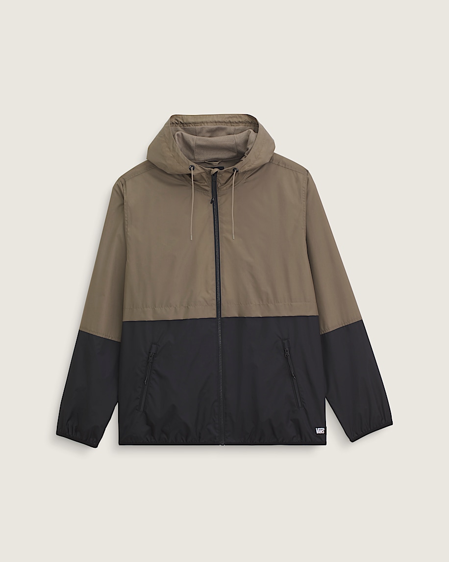 Lewis Windbreaker Jacket in Brown | Vans