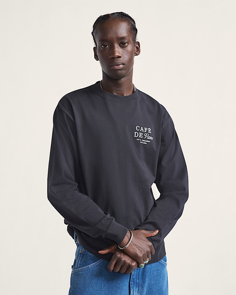 Cafe Vans Long Sleeve T-Shirt - 2