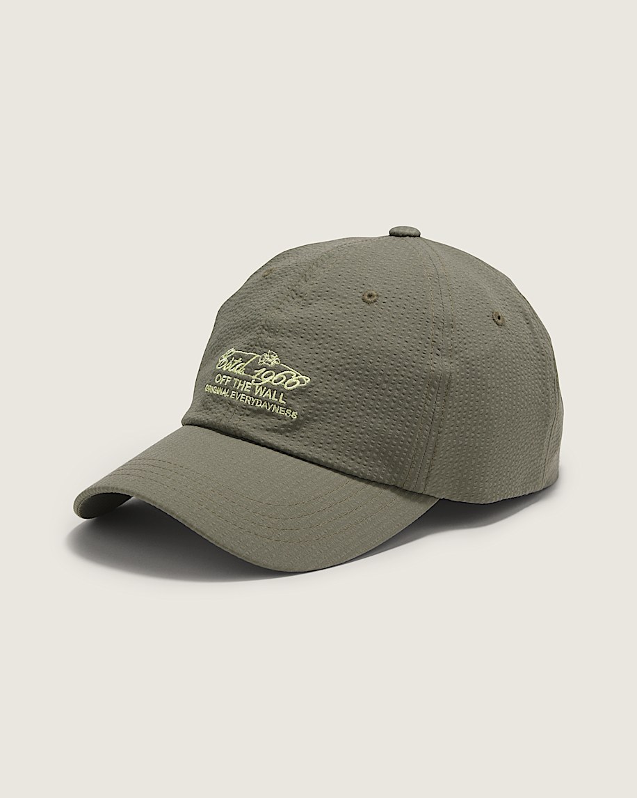1966 Curved Bill Jockey Hat in Loden Grey Green | Vans