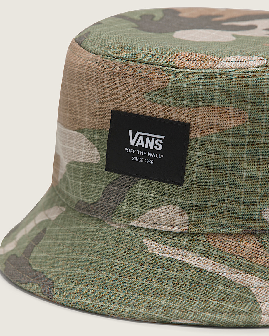 Vans Patch Bucket Hat in Vintage Camo Brown / Green | Vans