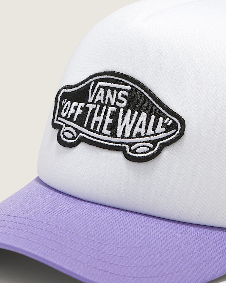 Classic Patch Trucker Hat en Purple Haze / White | Vans CA