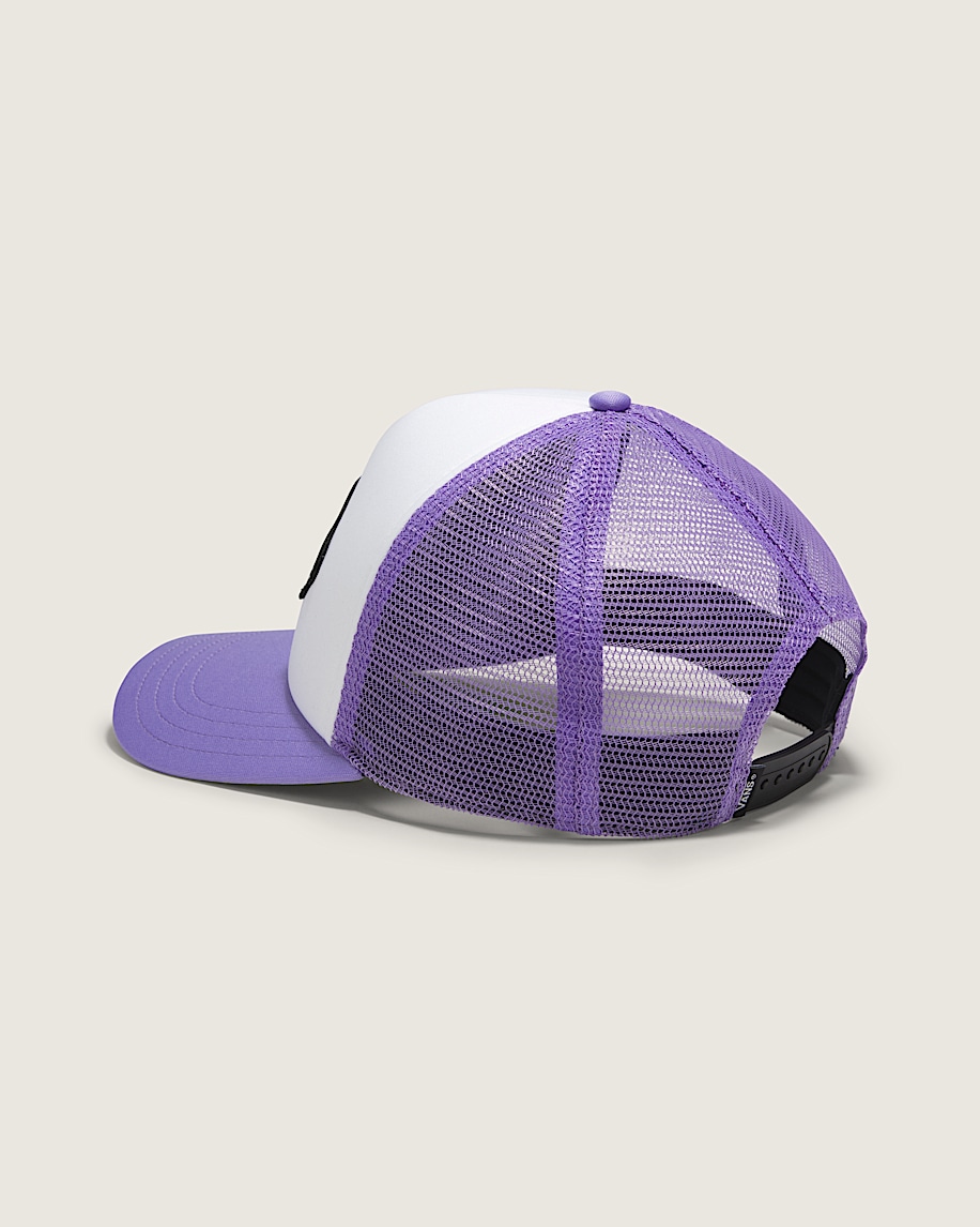 バ バイカラーCAP（WHT） Classic Patch Trucker Hat en Purple Haze / White | Vans CA