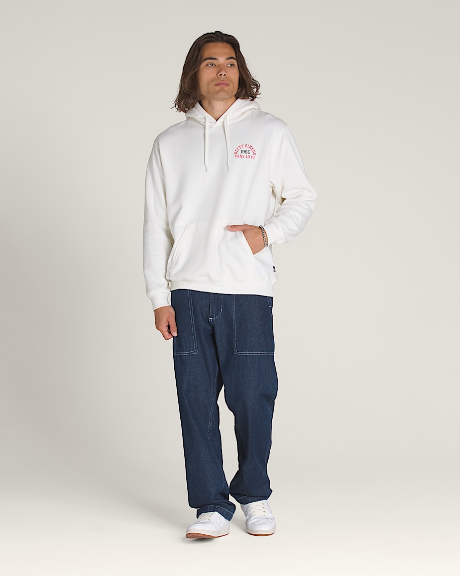 Skull Reaper Frat LXVI Pullover Hoodie in White | Vans