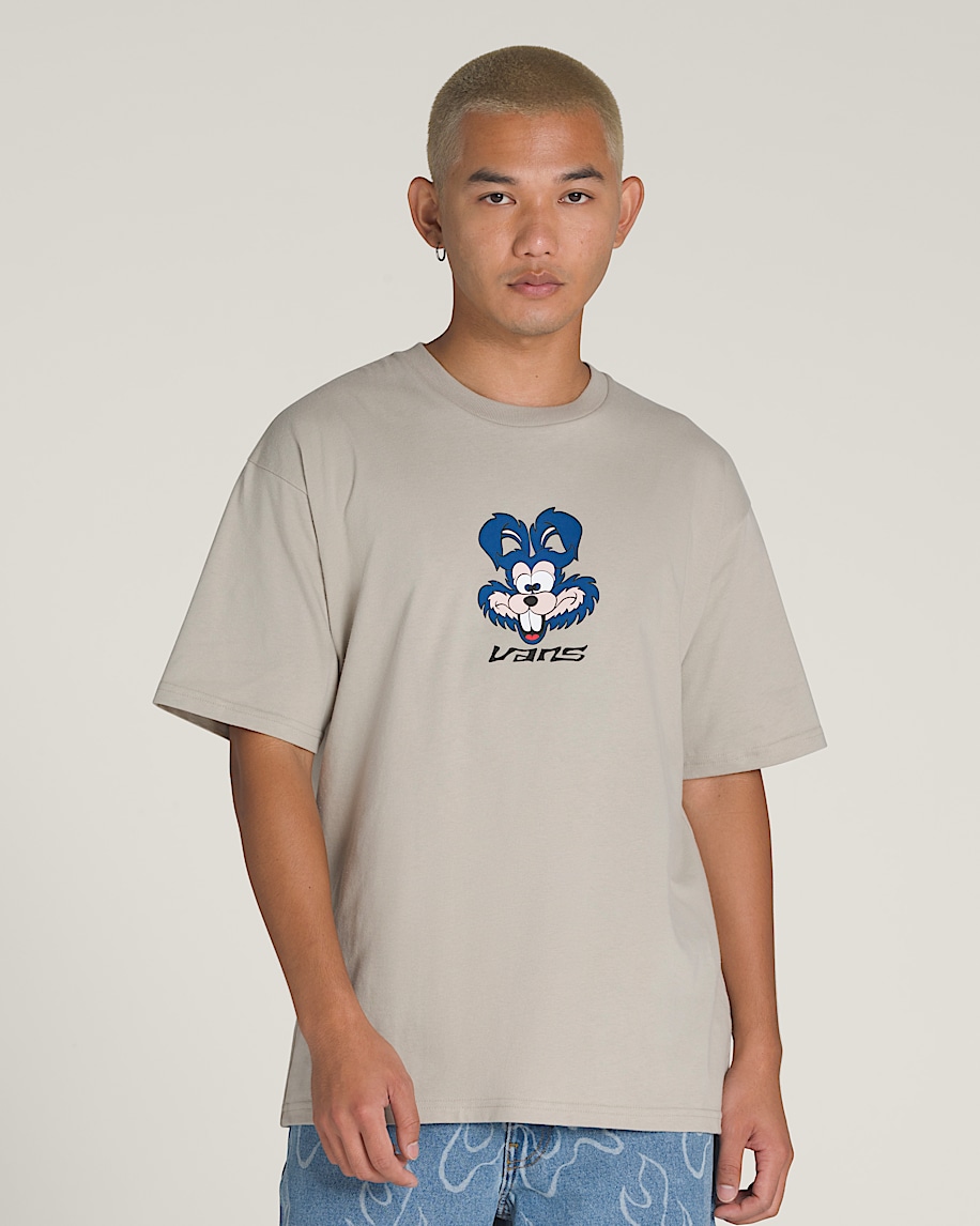 Toon Face T-Shirt en London Fog Grey | Vans CA