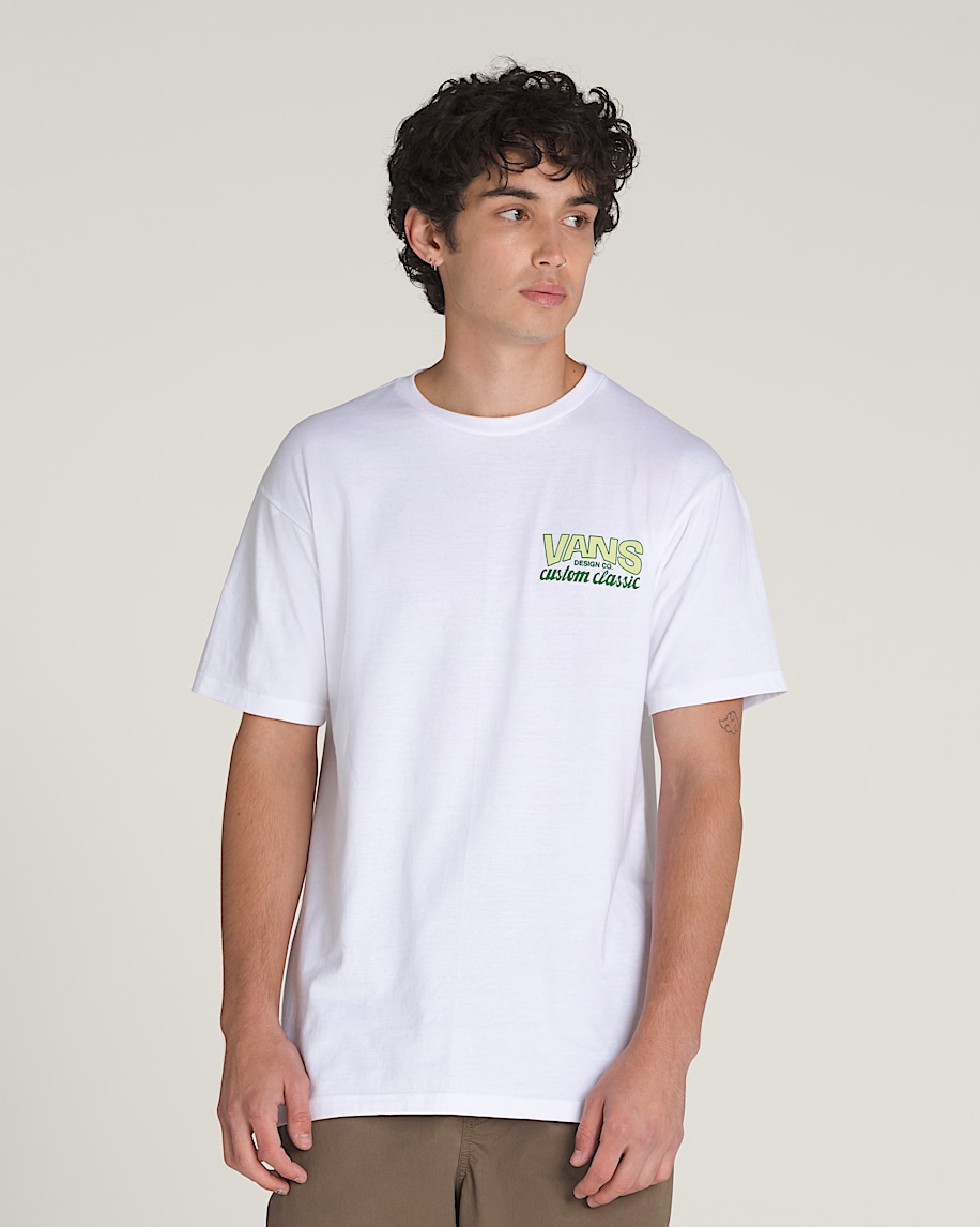Tシャツ・カットソー VANS Men T-shirt White VN000M60 WHT1 Shop Front T-Shirt in White | Vans