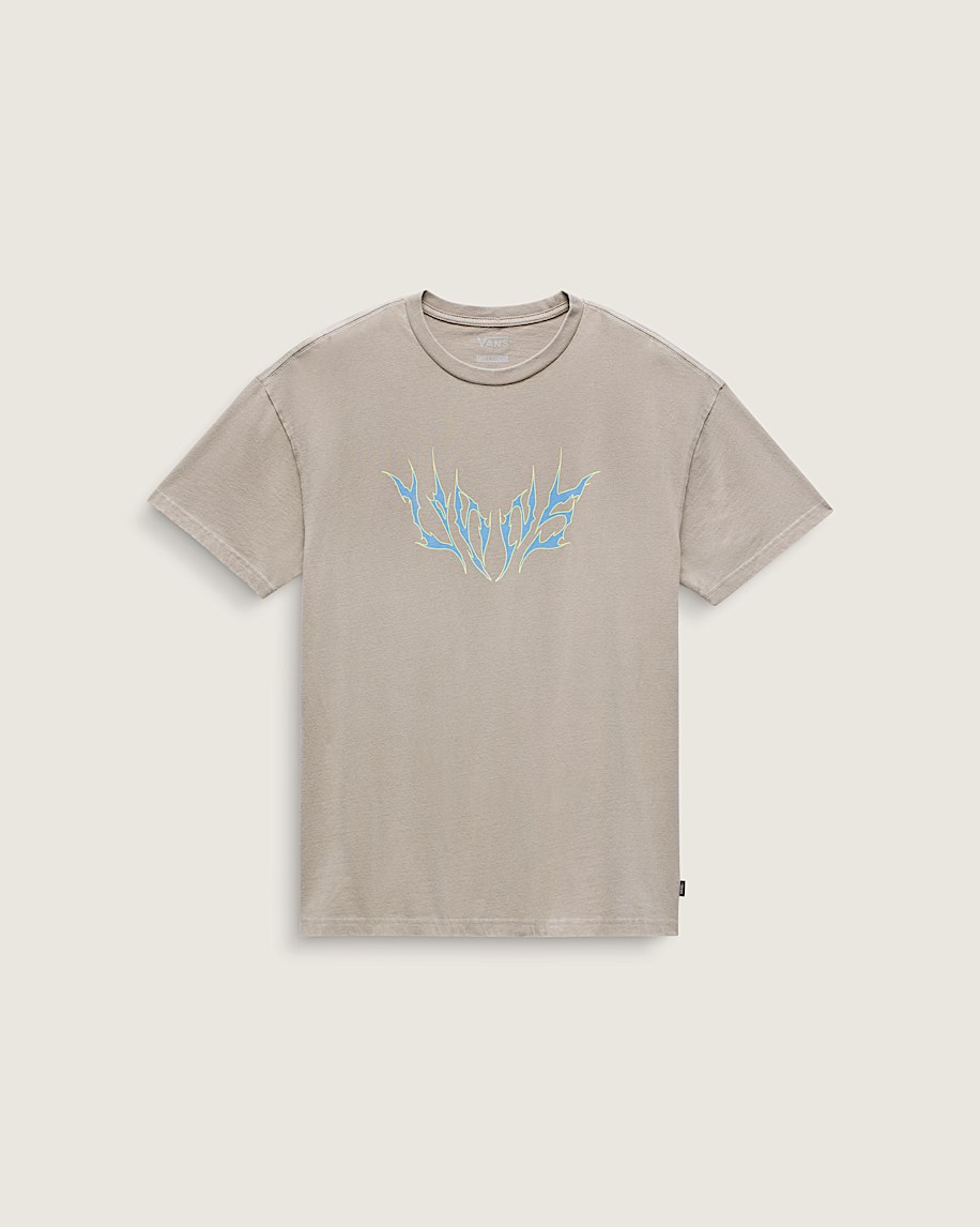【海外限定】VANS Chest Logo Oversized T-Shirt Vans left chest logo oversized t-shirt in dark grey