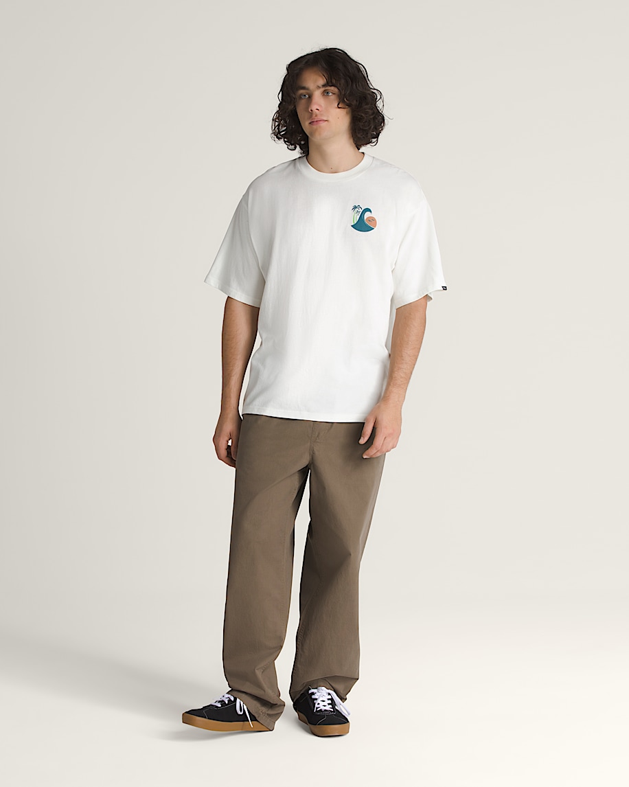 Vans X Thalia Surf Dual Palm T-Shirt in Marshmallow White | Vans