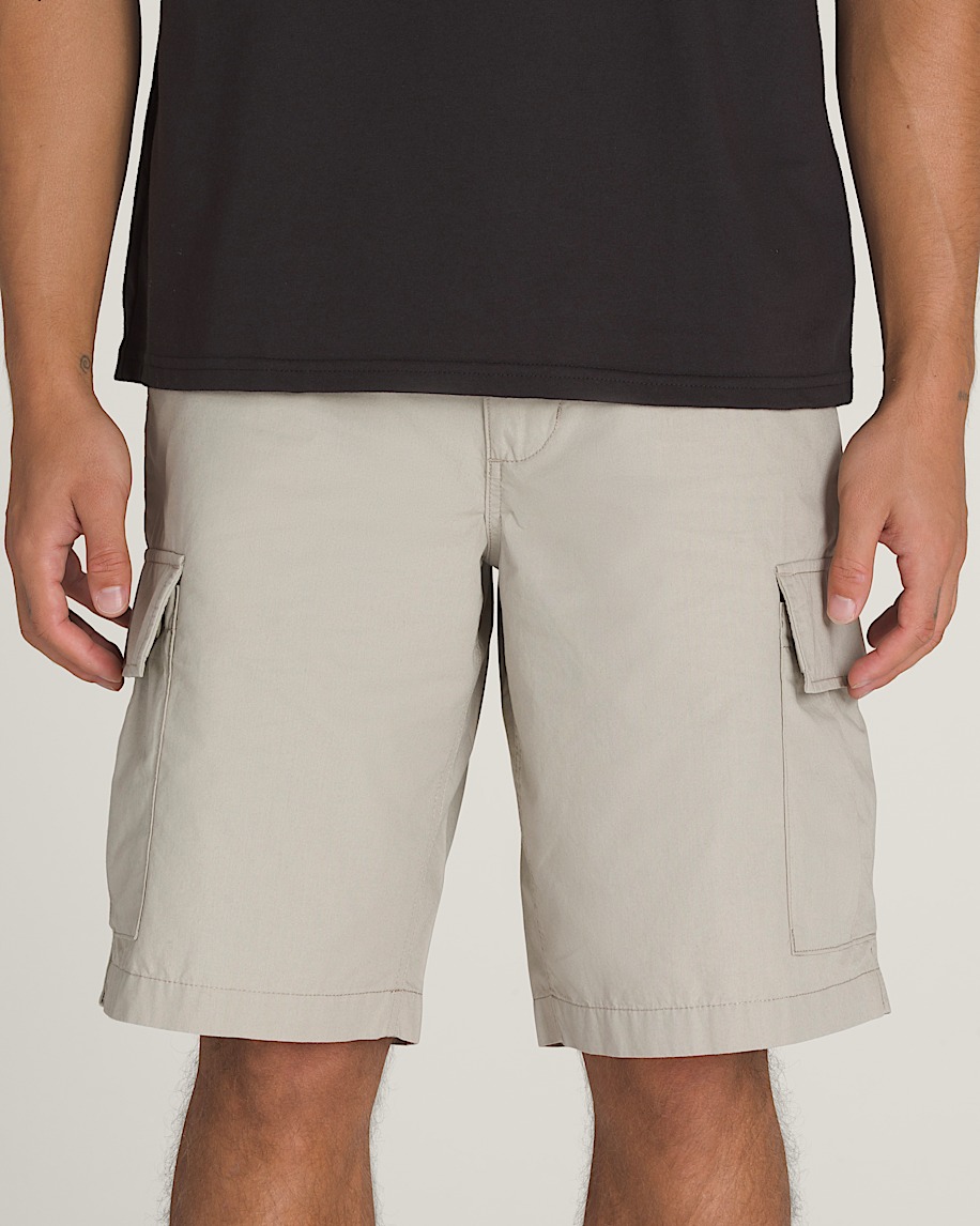★送料・関税込★SAINTPAIN★SP CARGO TRACK SHORTS★ Service Cargo Loose 22'' Shorts in London Fog Grey | Vans