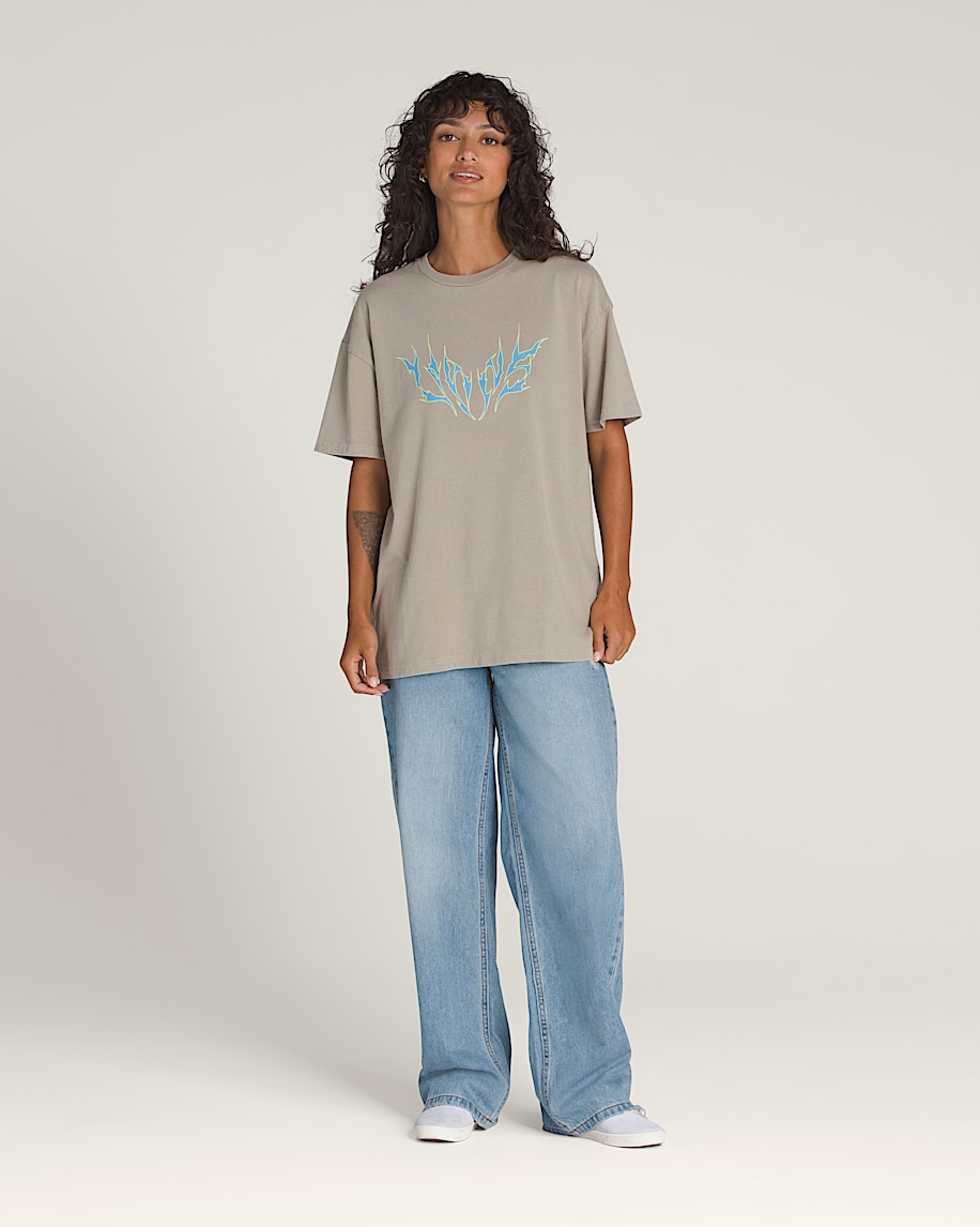 Graffitit Conduit T-Shirt in London Fog Grey | Vans