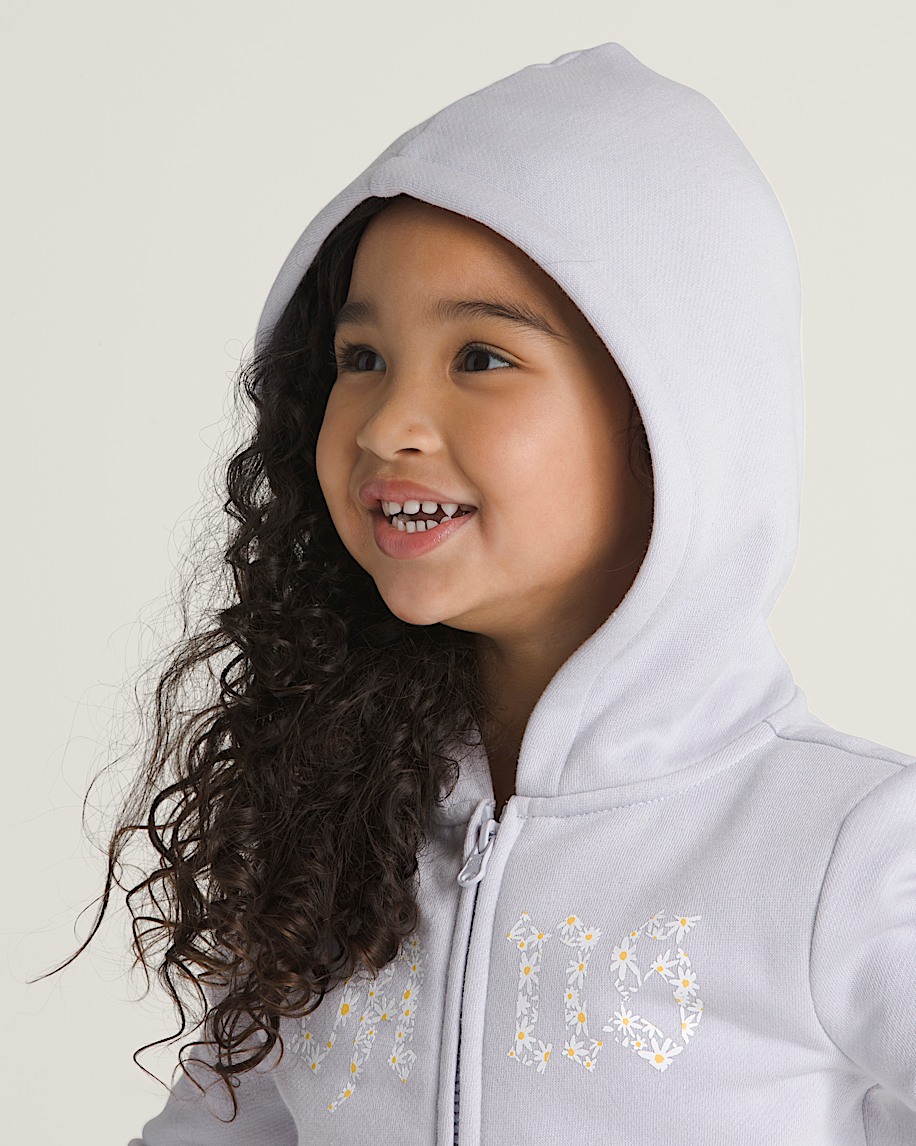 Little Kids Daisy Break Full Zip Hoodie - 5