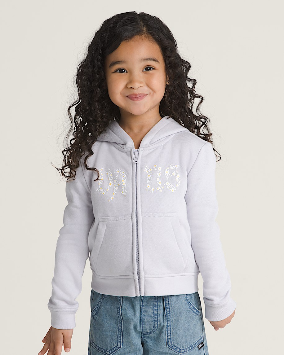 Little Kids Daisy Break Full Zip Hoodie - 2