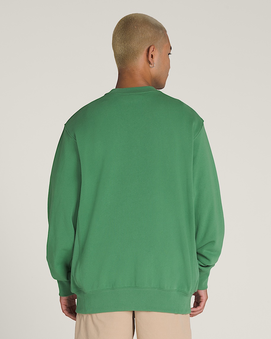 トップス LIBERAIDERS PROPAGANDA CREWNECK GREEN 9003 Santa Barbara Fleece Sweatshirt - Military Green | NLA