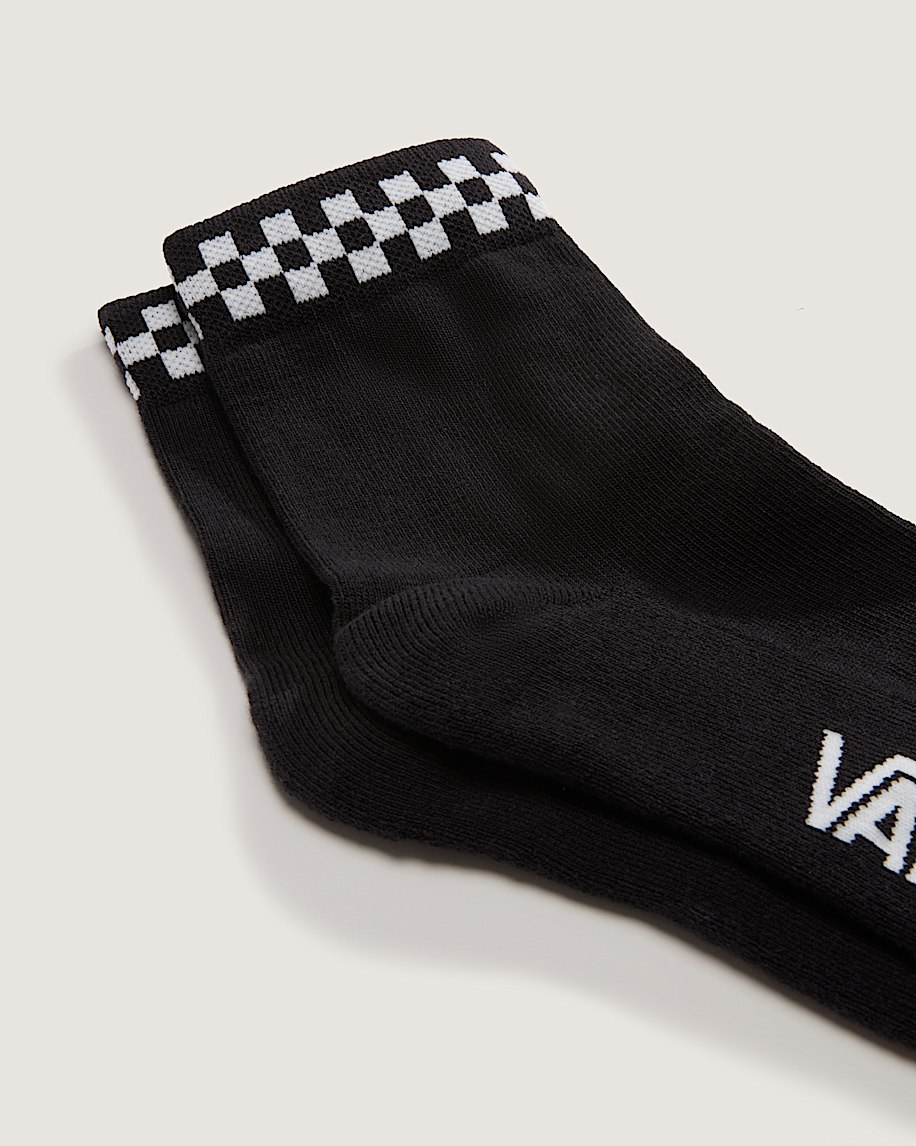 Peek-A-Check Half Crew Socks - 3