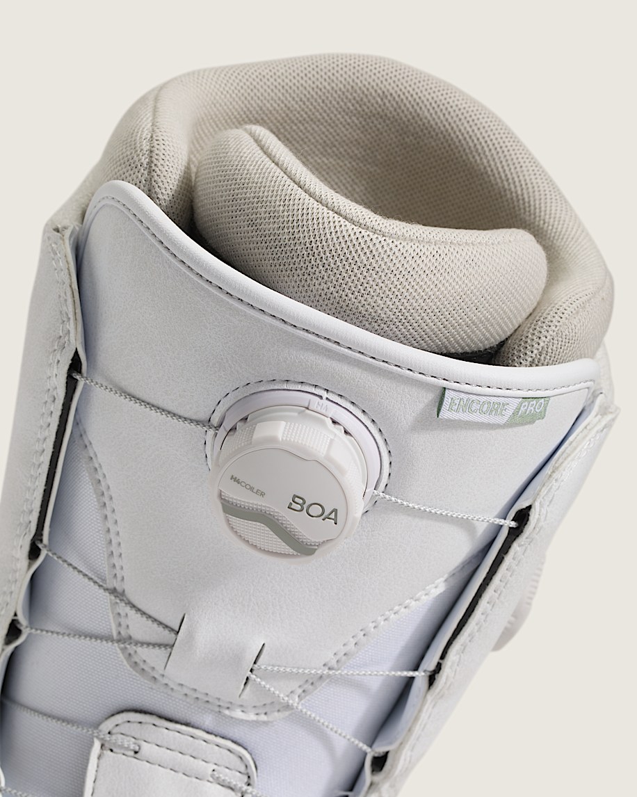 Women's Encore Pro Snowboard Boot in White / Olive Grey | Vans