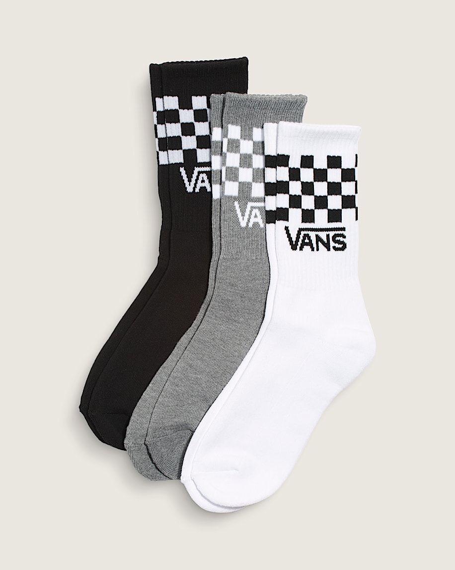 Kids Checkerboard Crew Socks 3-Pack - 1