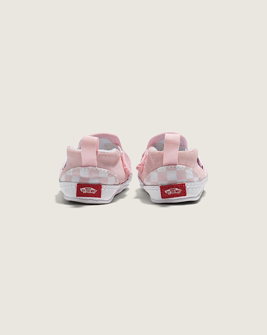 Infant Slip-On V Crib Checkerboard Shoe - 4