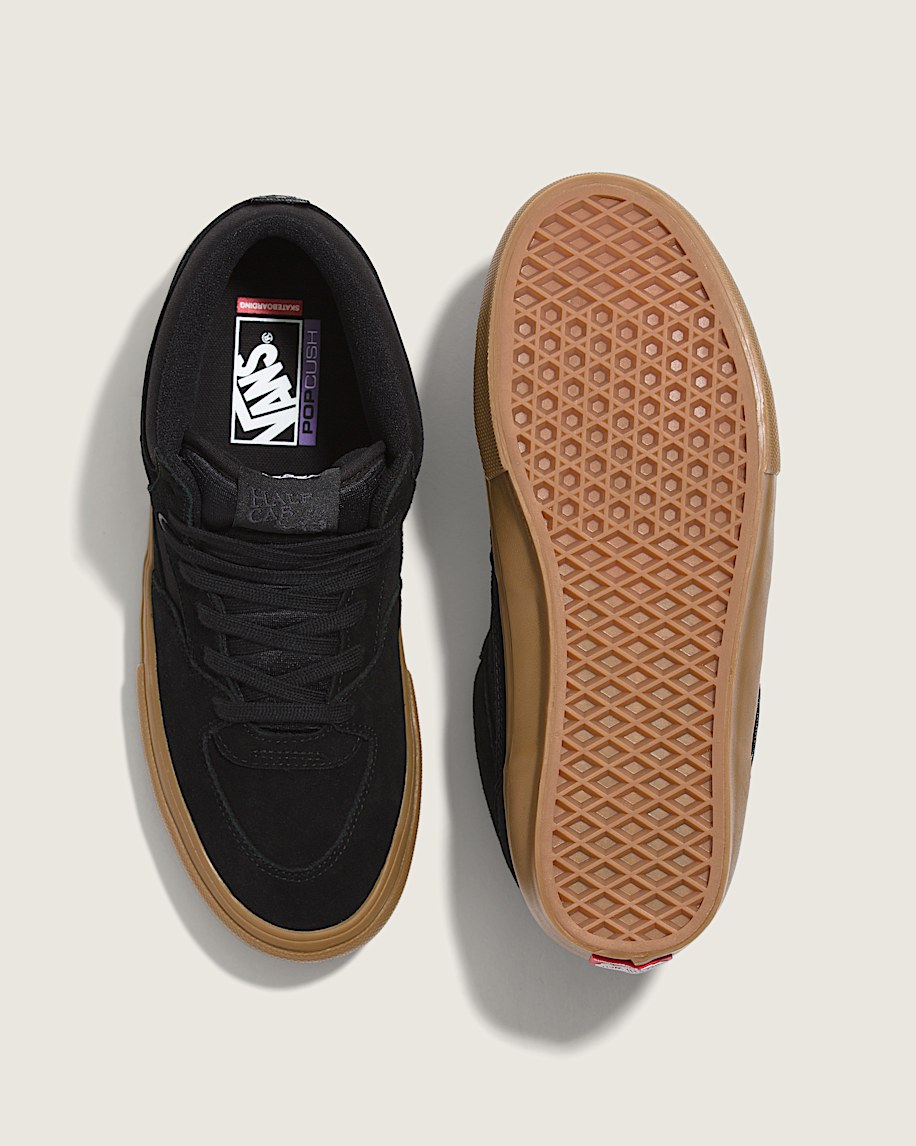 ★大人気★SKATE HALF CAB SHOE ★ブラック/ガムソール★ Skate Half Cab Shoe in Black / Gum | Vans