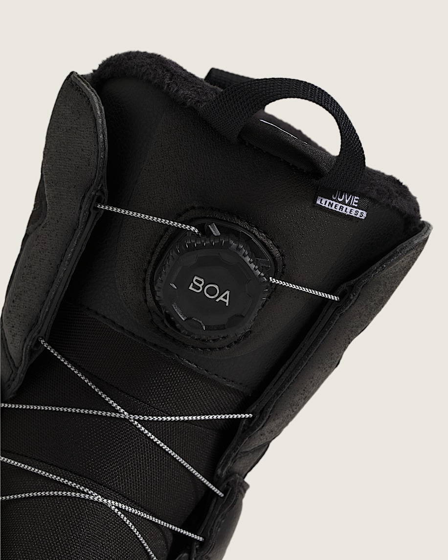 Little Kids Juvie Linerless Snowboard Boot en Black | Vans CA