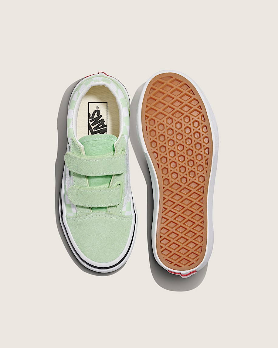 Little Kids Old Skool V Checkerboard Shoe - 3