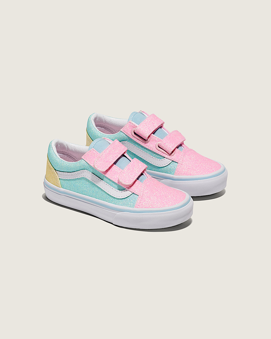 Little Kids Old Skool V Glitter Shoe
