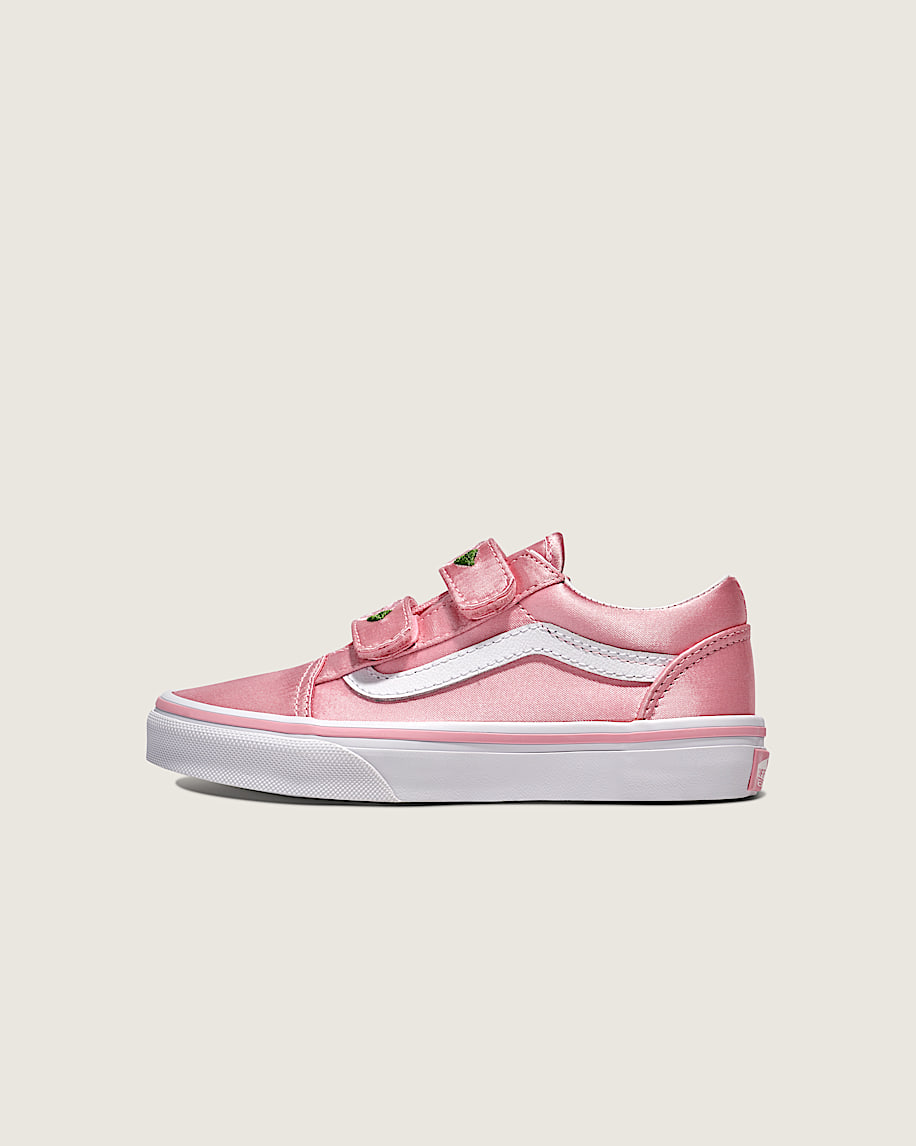 VANS★OLD SKOOL SATIN★サテン★2色 Little Kids Old Skool V Satin Shoe in Rose Pink | Vans