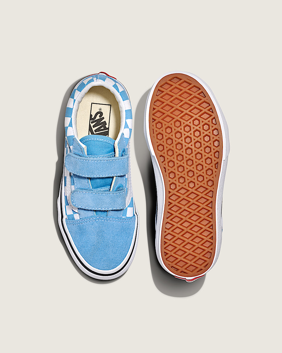 Little Kids Old Skool V Checkerboard Shoe - 3