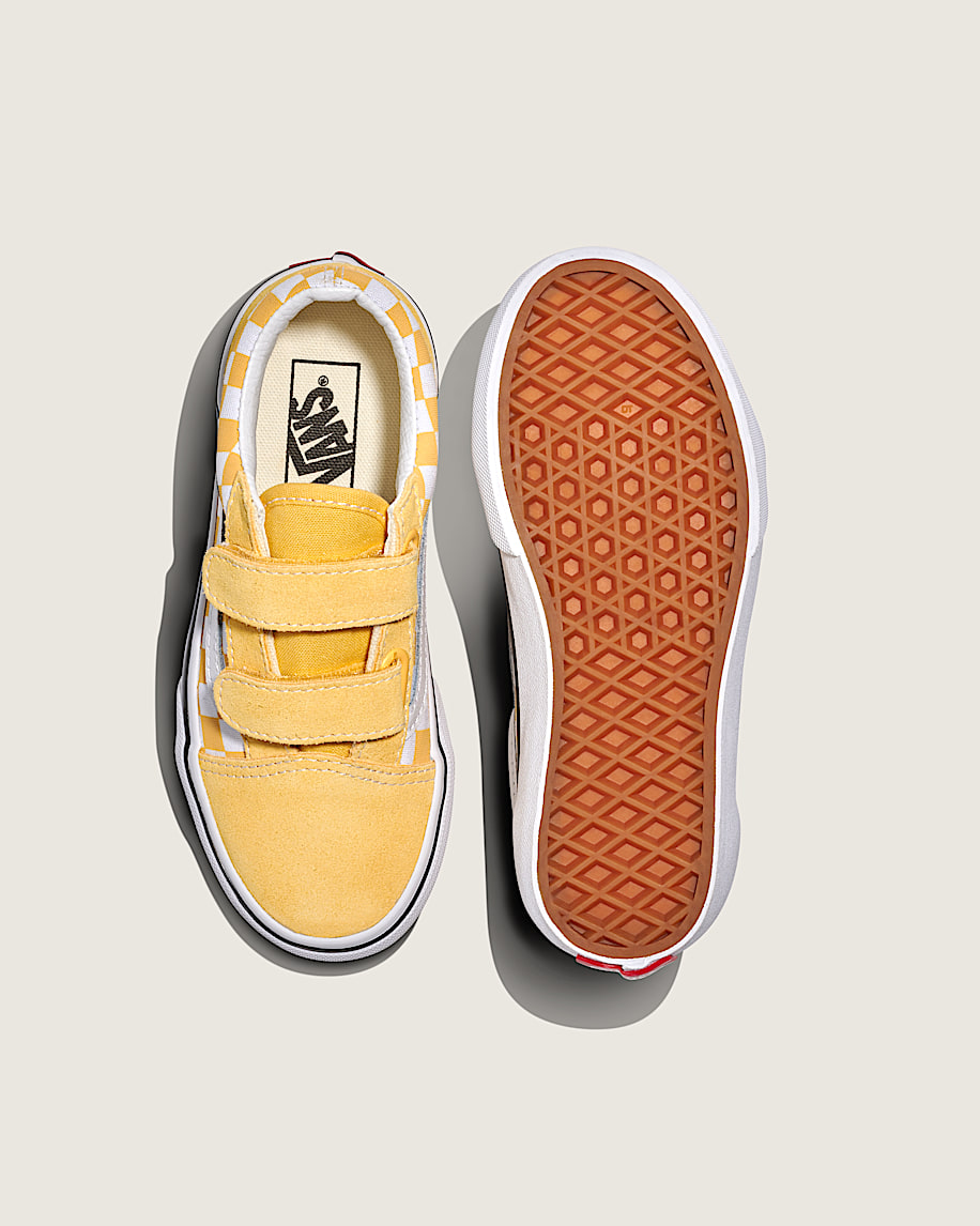 Big Kids Old Skool V Checkerboard Shoe - 3