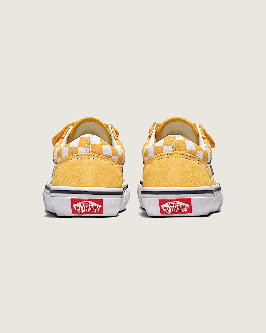 Big Kids Old Skool V Checkerboard Shoe - 4