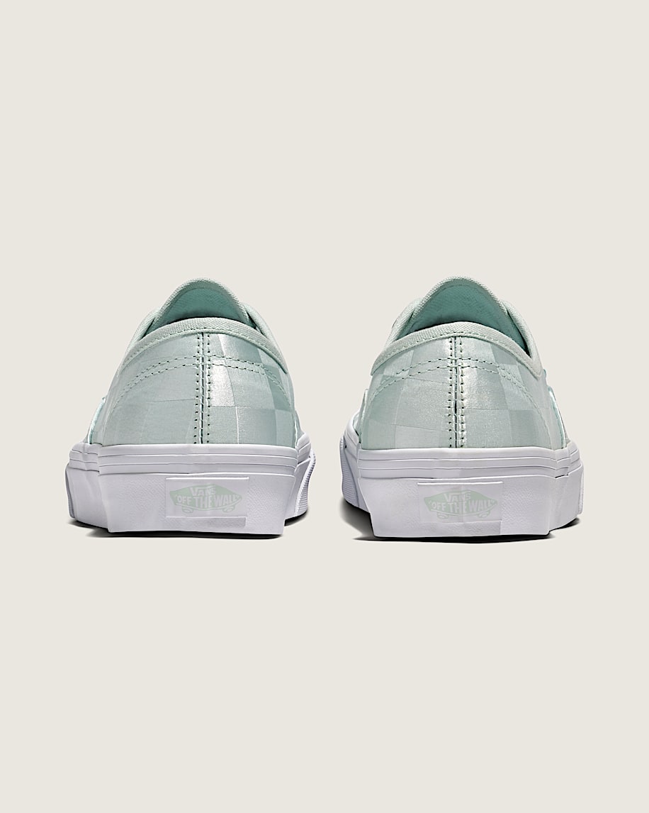Authentic Checkerboard Satin Shoe - 4
