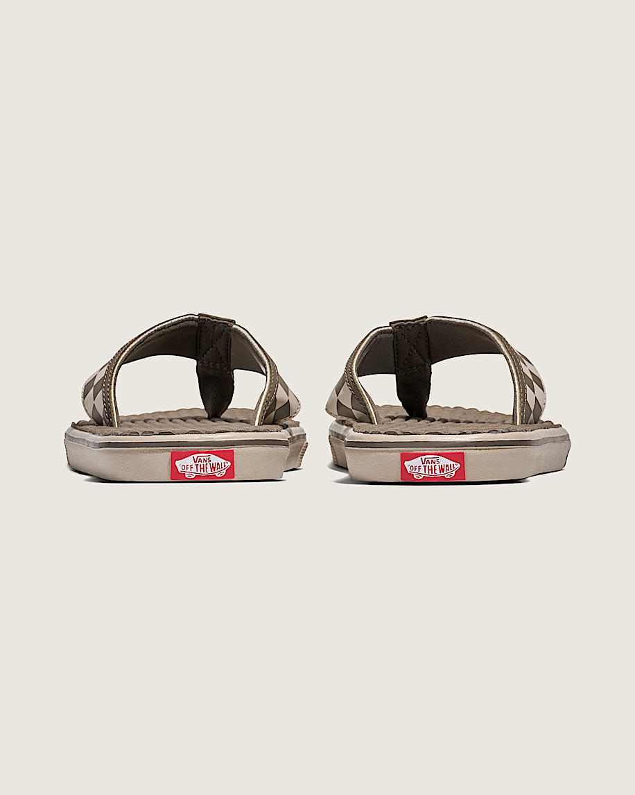 La Costa Checkerboard Lite Sandal in Bungee Cord Brown | Vans