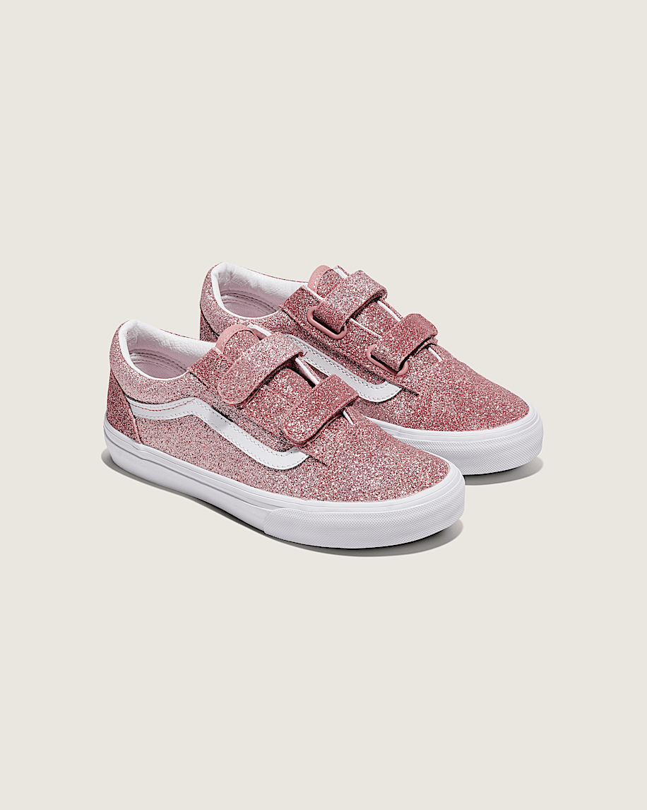 Big Kids Old Skool V Glitter Shoe - 2