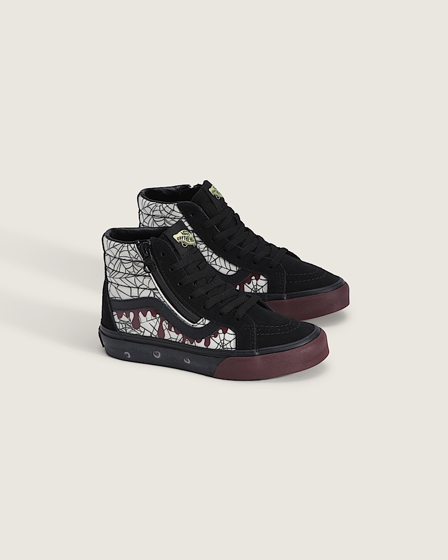 Little Kids Sk8-Hi Side Zip Halloween Shoe - 2