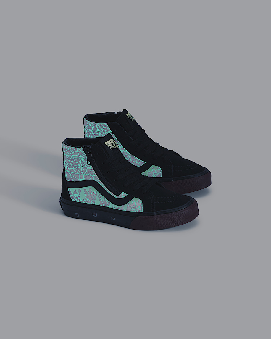 Little Kids Sk8-Hi Side Zip Halloween Shoe - 5