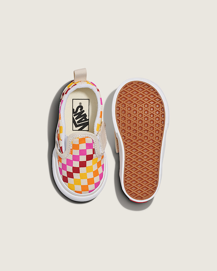 Toddler Classic Slip-On V Checkerboard Shoe - 3