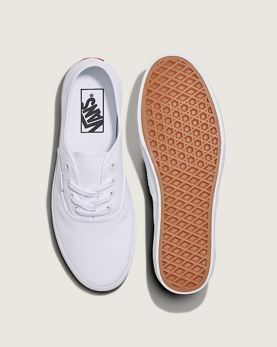 VANS★AUTHENTIC LOWPRO★兼用★WHITE/WHITE Vans Authentic Lowpro White Skate Shoes | Zumiez