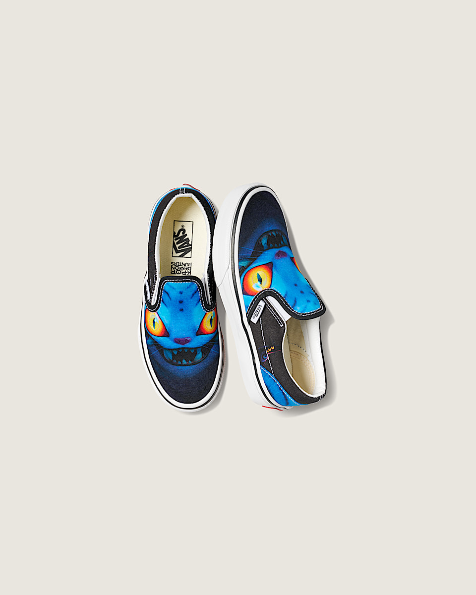 KPop Demon Hunters x Vans Little Kids Classic Slip-On Shoe